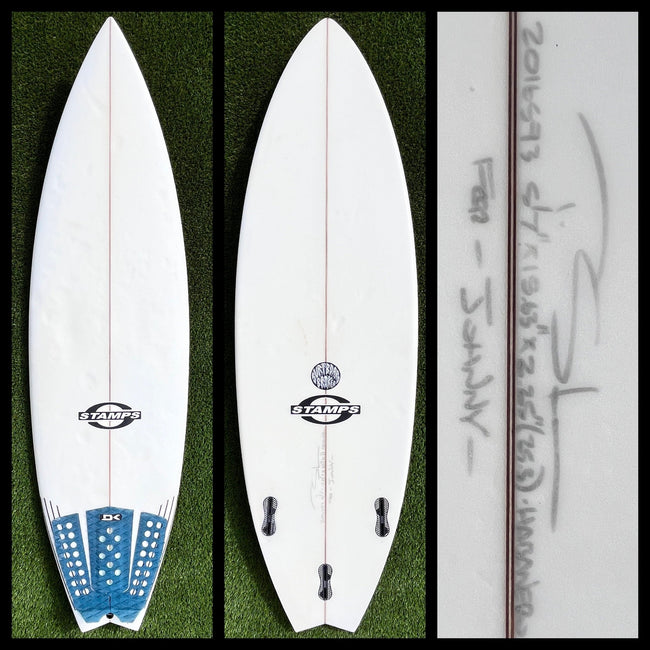 5'7 25L Stamps Surfboard -FL - Surfboardbroker