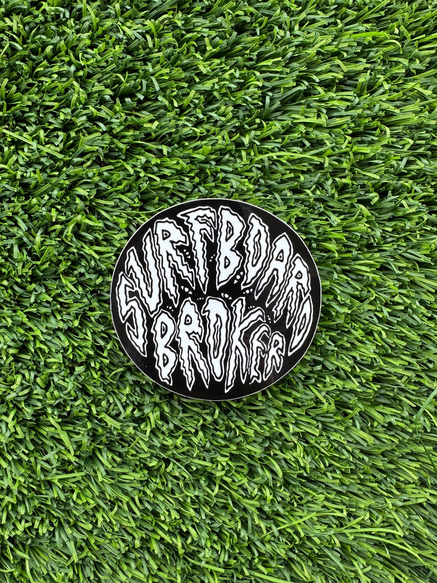 Surfboardbroker Circle Sticker (2xPack)
