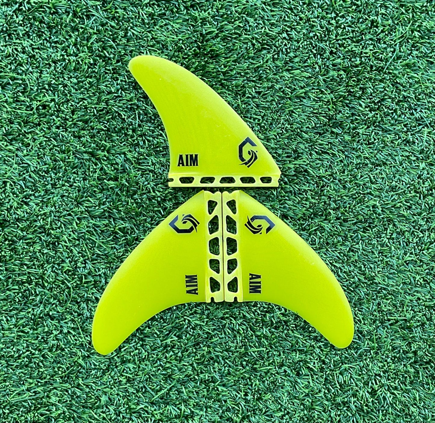 AIM Thruster Fin Set Medium (Used) - Surfboardbroker