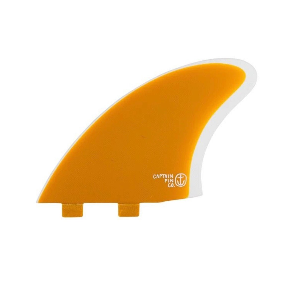 Captain Fin Co. Keel Twin Fin Set FCS Original (Yellow) - Surfboardbroker