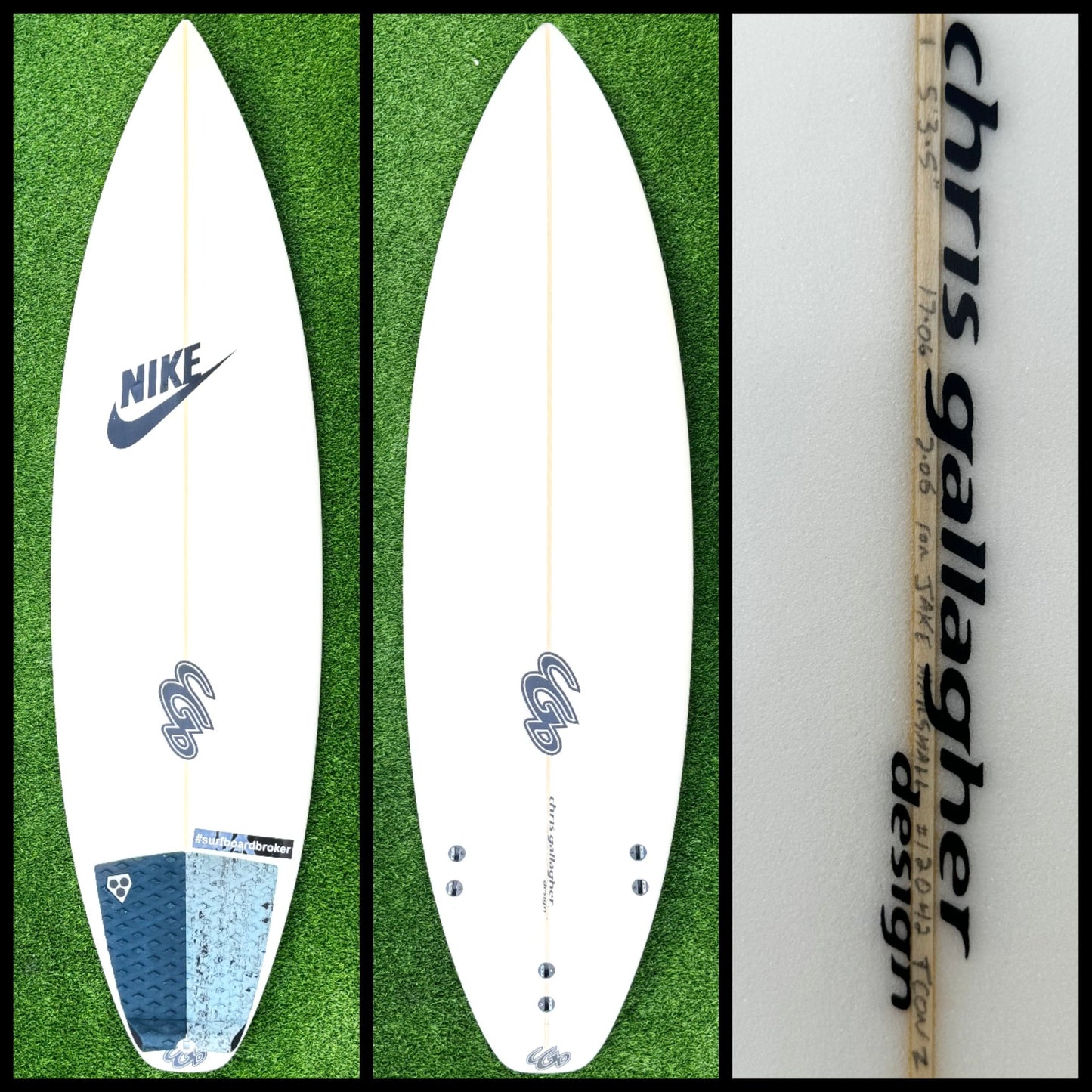 Chris Gallagher Design Surfboard 5’3 19L Jake Marshall (USED) - Surfboardbroker