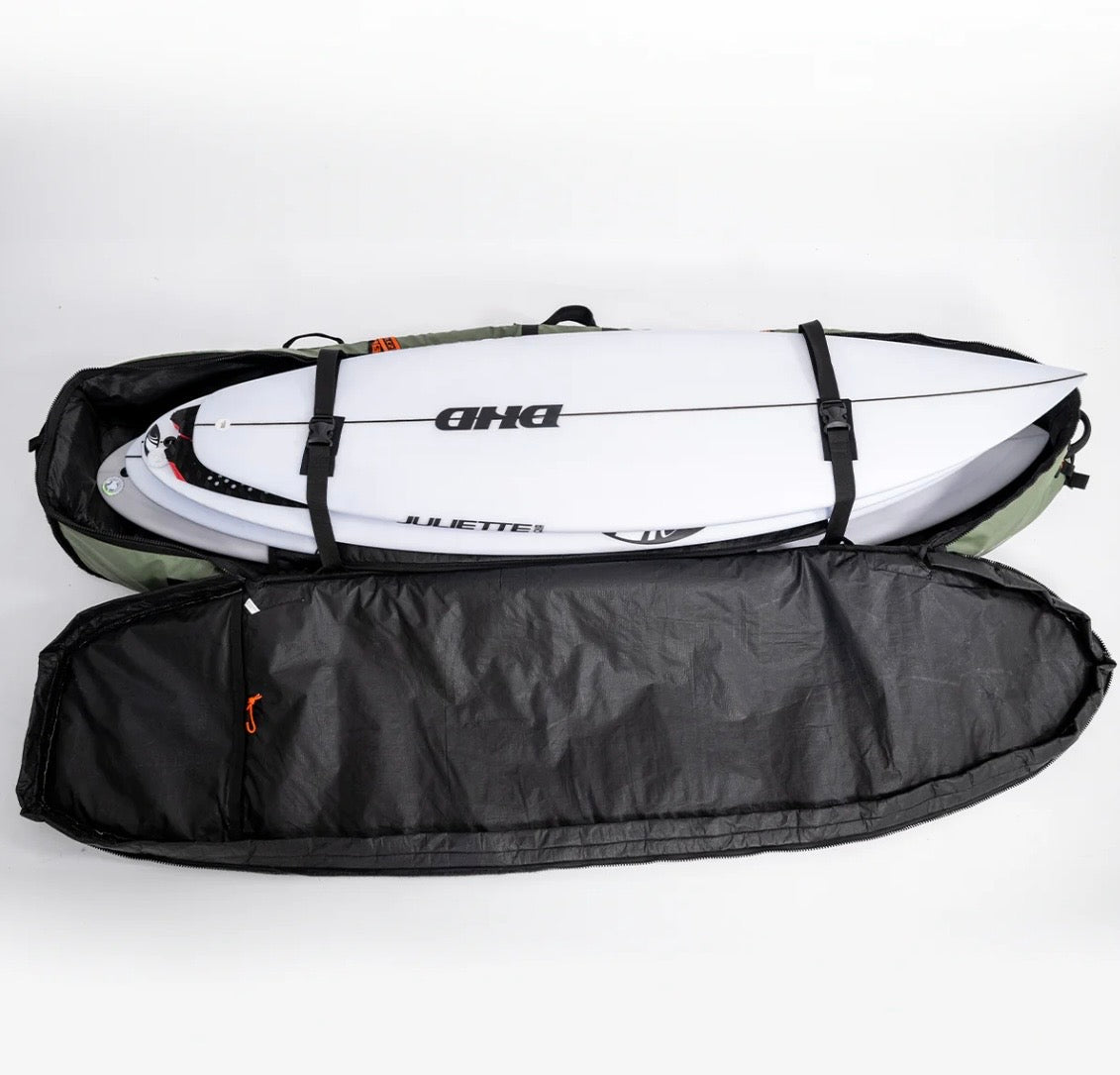 FCS TRAVEL 3 SHORTBOARD/FISH COVER 7'0” (New) - Surfboardbroker