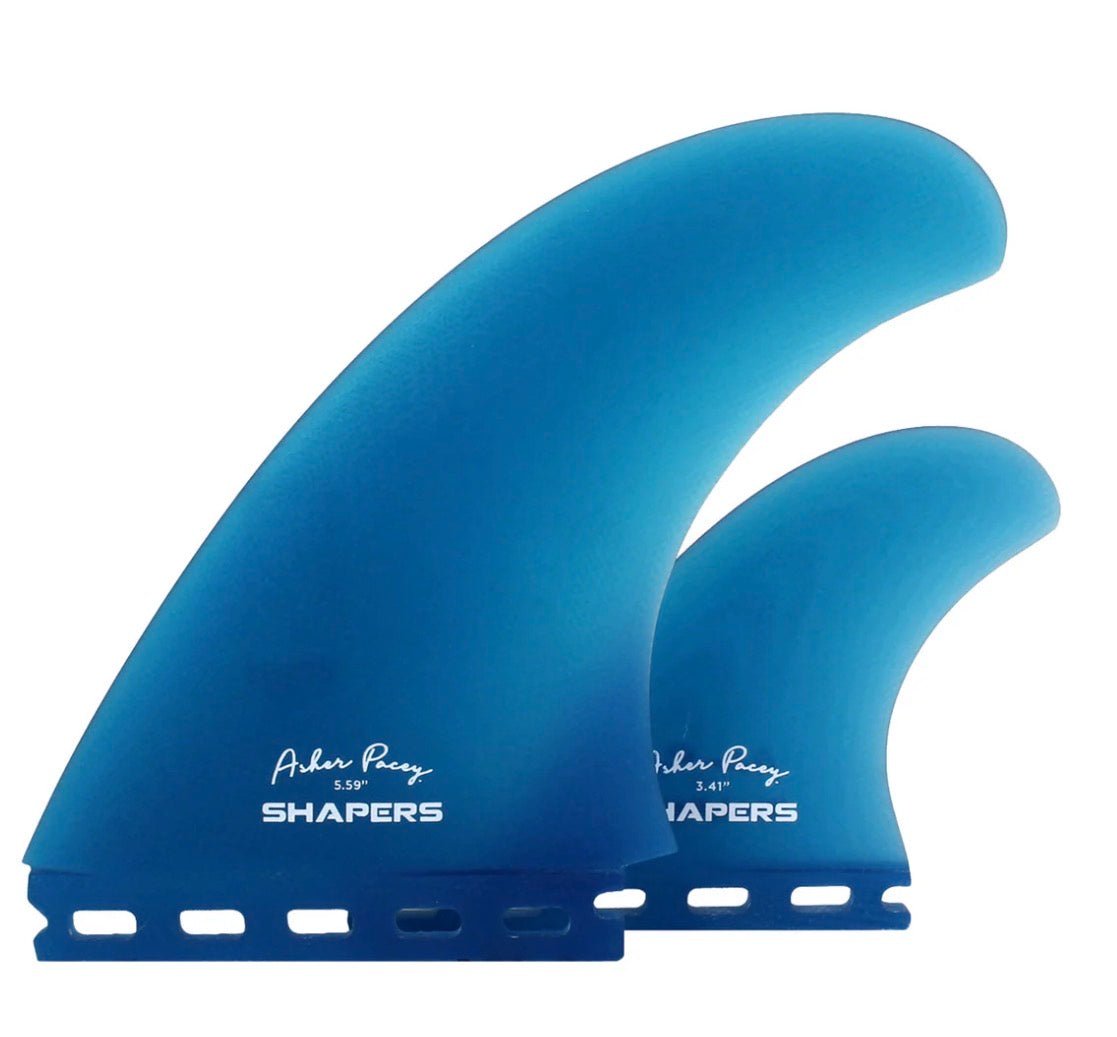 Shapers Asher Pacey Twin Fin Set - Blue (New) - Surfboardbroker