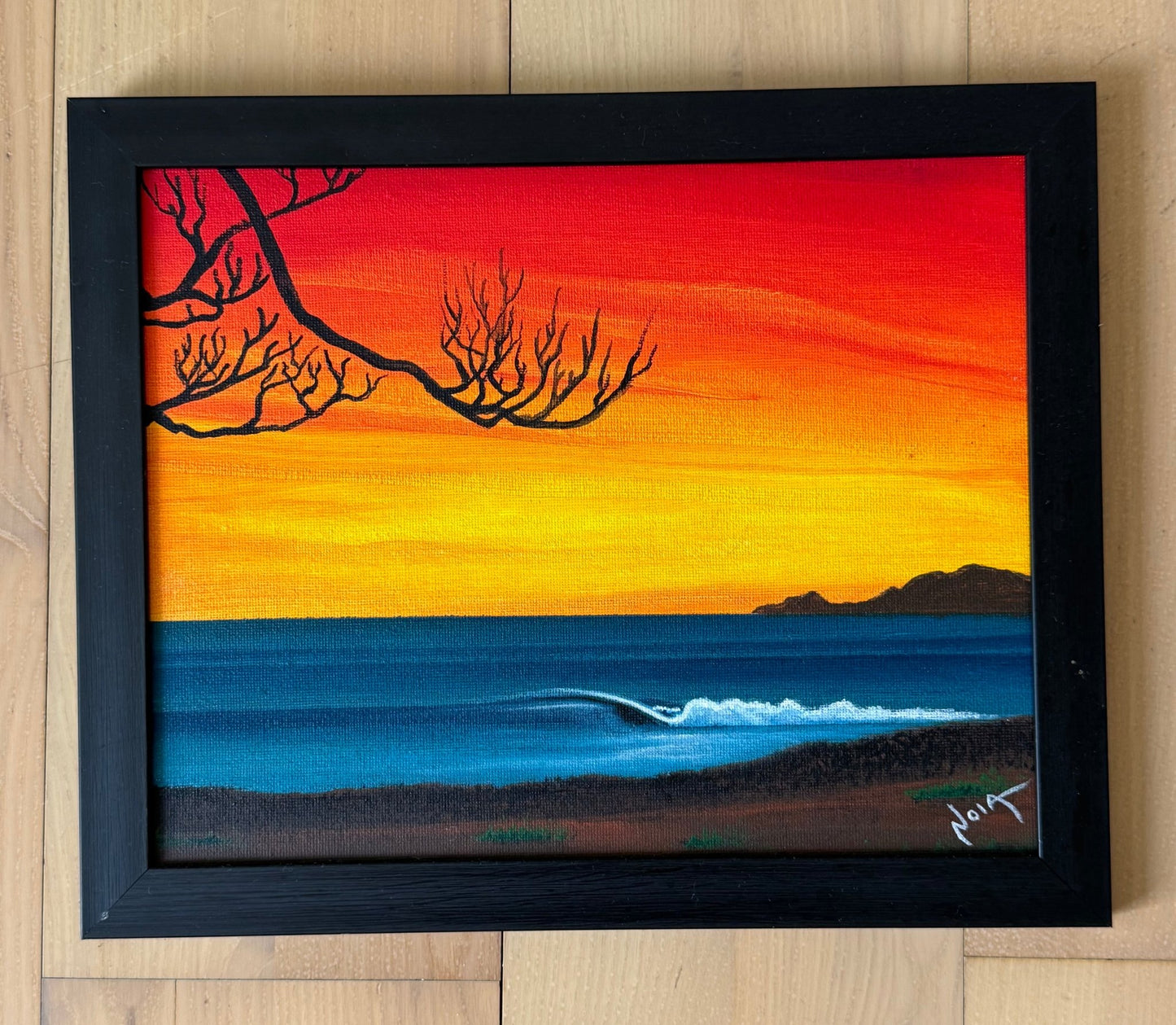 Surf Art 11”x9” "La Playita San Miguel" - Surfboardbroker