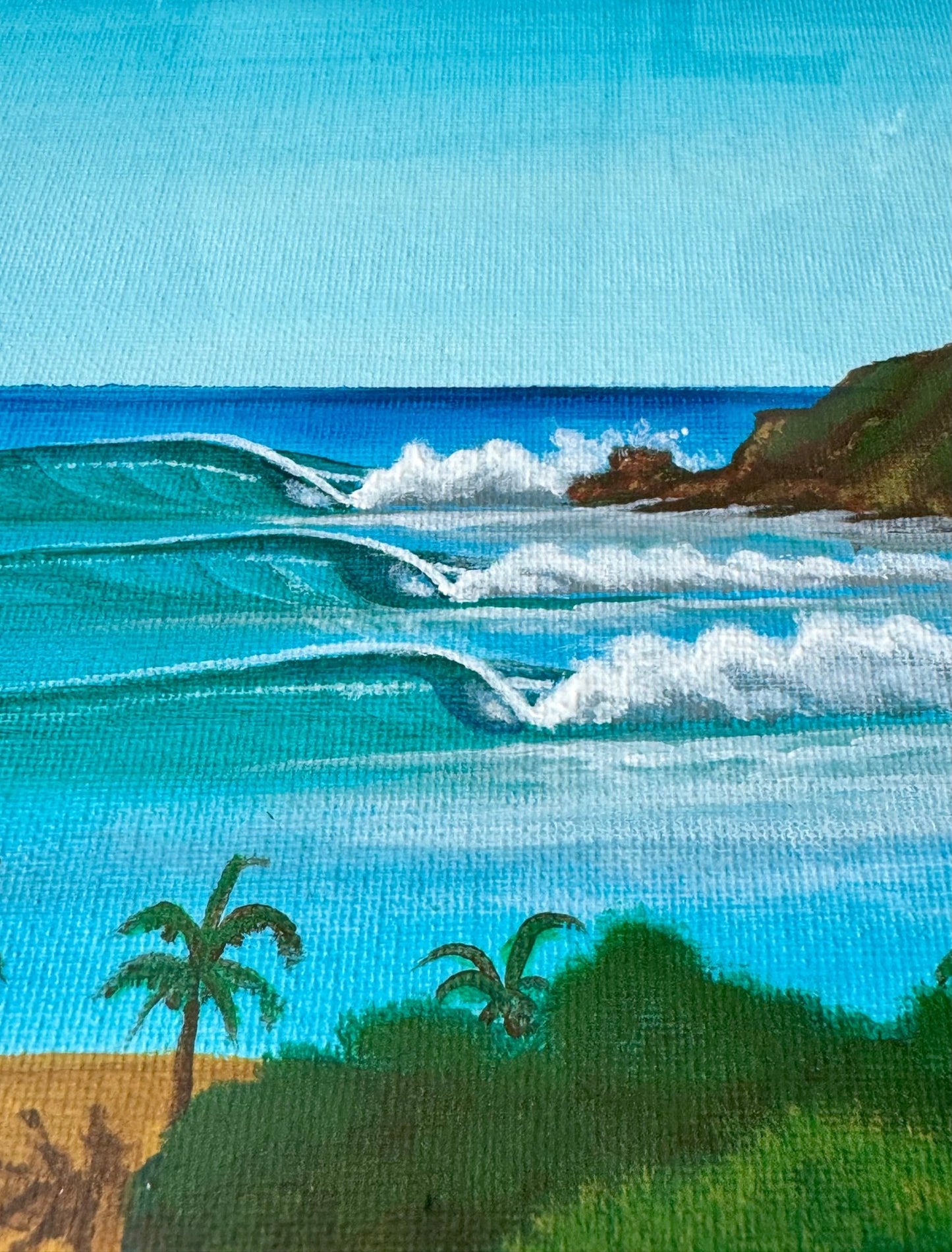 Surf Art 16”x13” “Barra de la Cruz” - Surfboardbroker