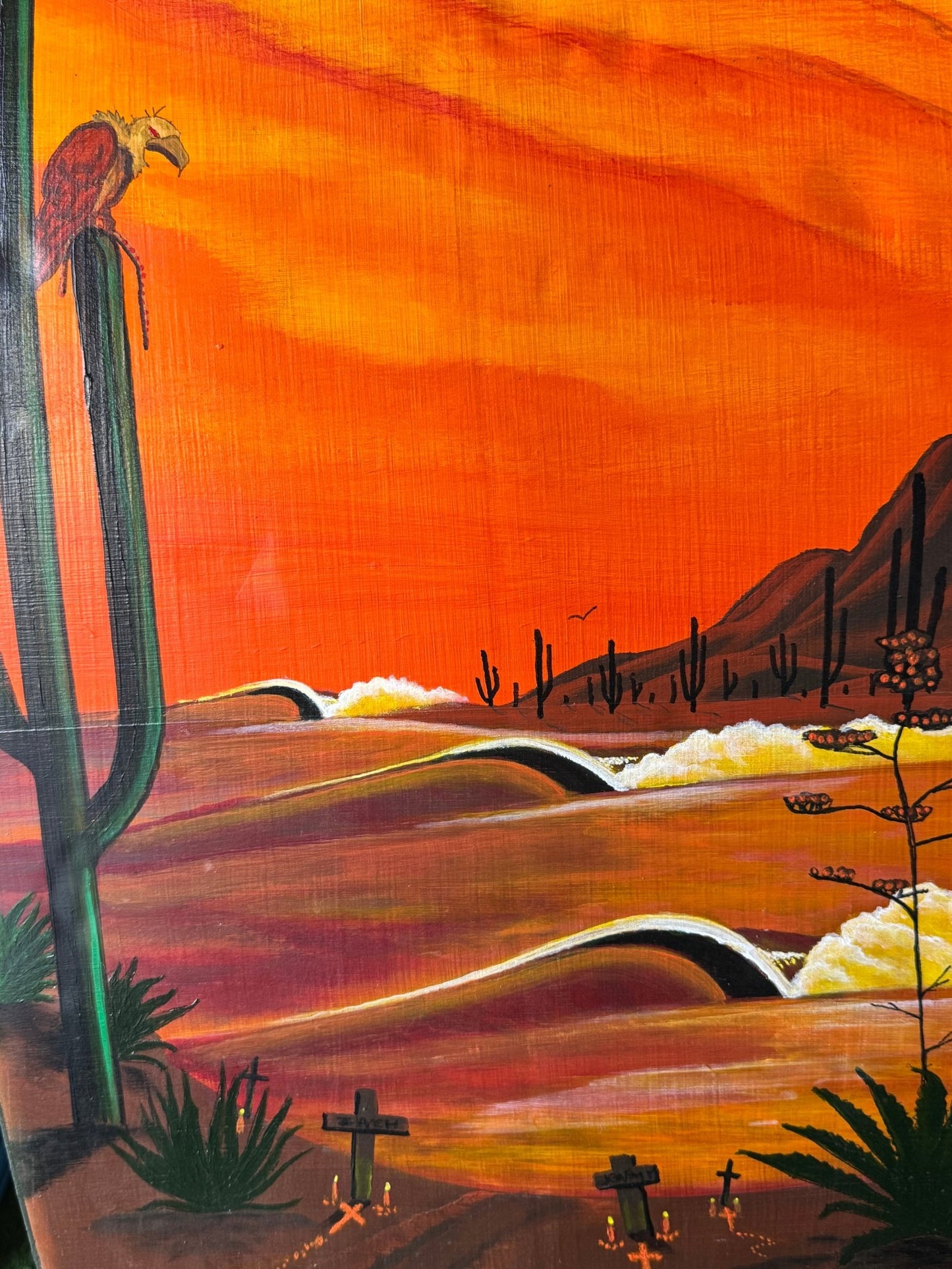 Surf Art 4’9” Surfboard “Mexican Point” - Surfboardbroker