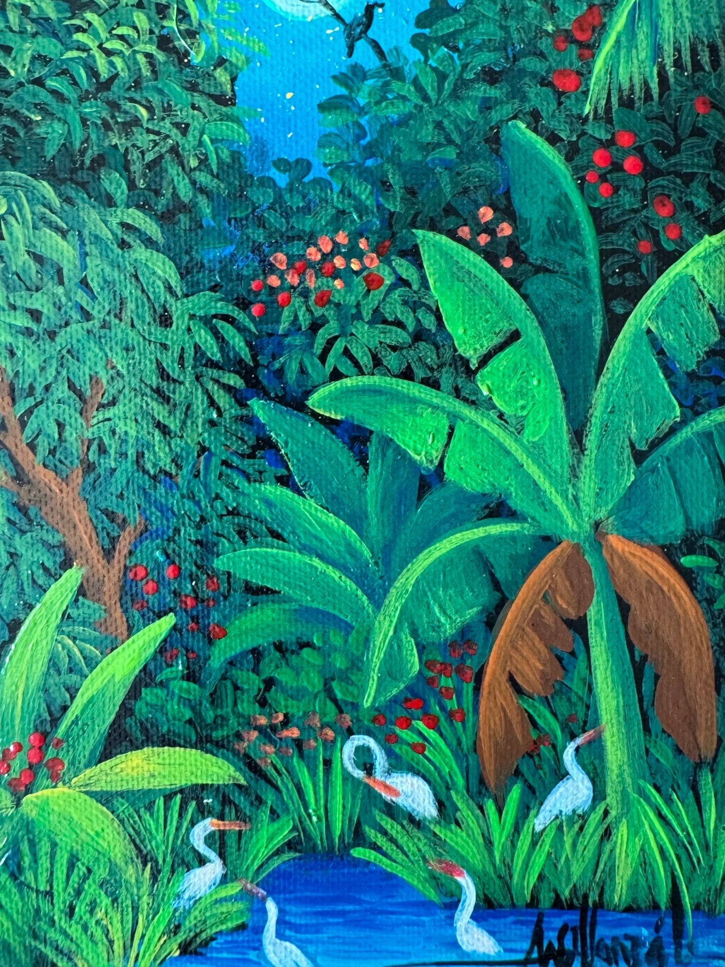 Surf Art 7”x5” “Nicaraugua Jungle” - Surfboardbroker