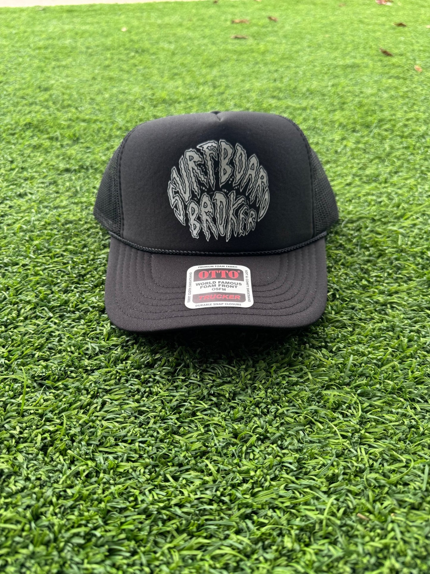 Surfboardbroker Black Trucker Hat - Surfboardbroker
