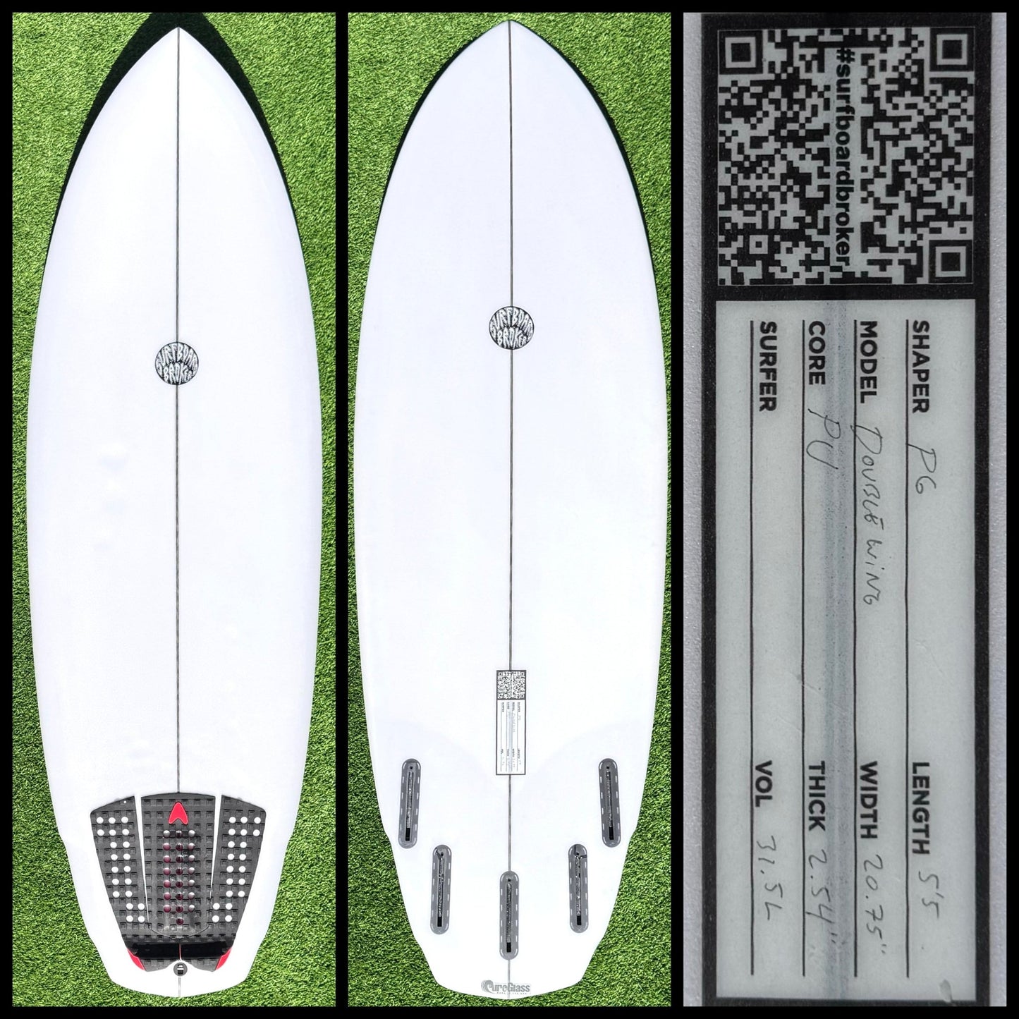 Surfboardbroker Surfboard 5'5 31L (USED) - Surfboardbroker