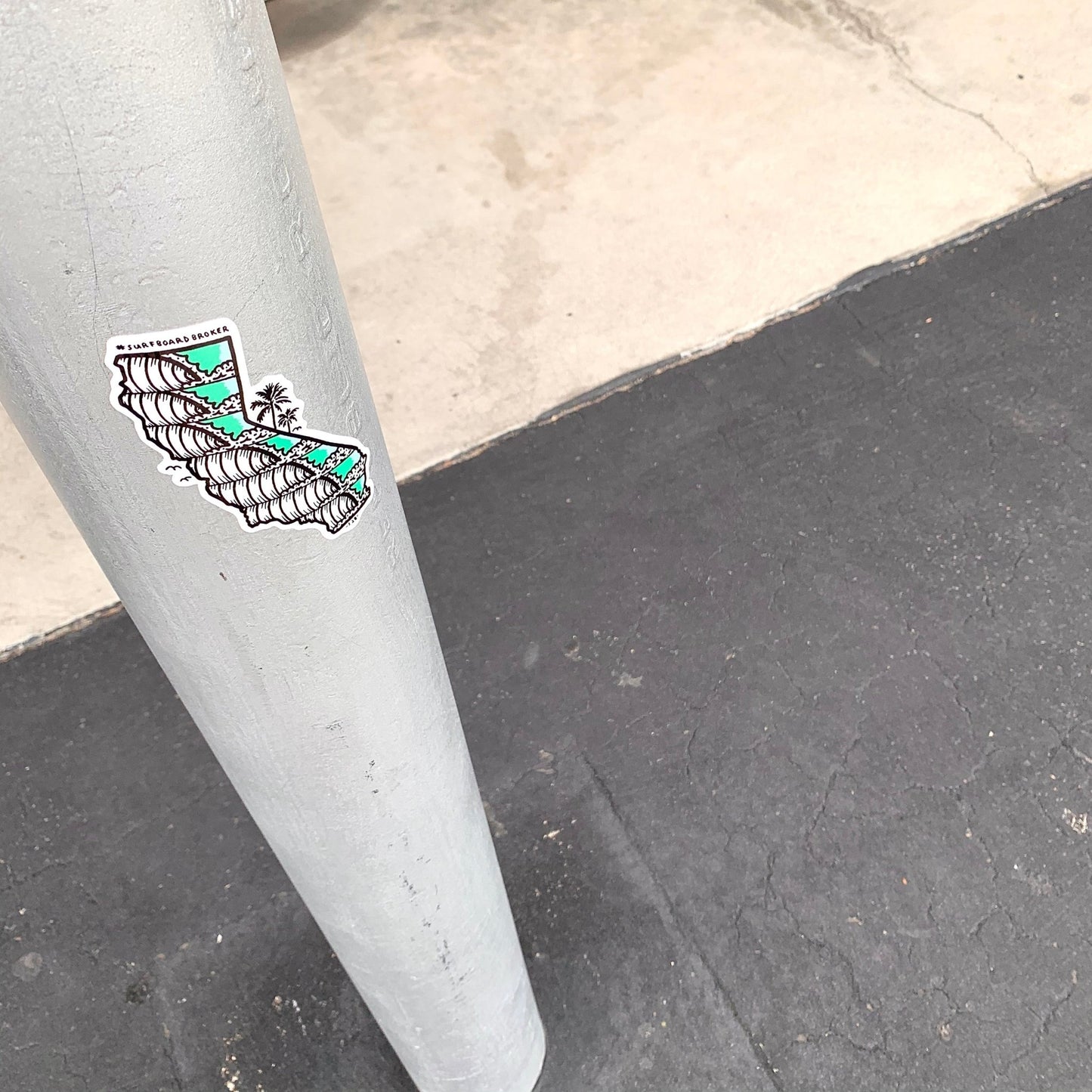 California Sticker (3pk) Shipped - Surfboardbroker