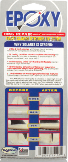 Epoxy Resin Ding Repair Solarez - Surfboardbroker