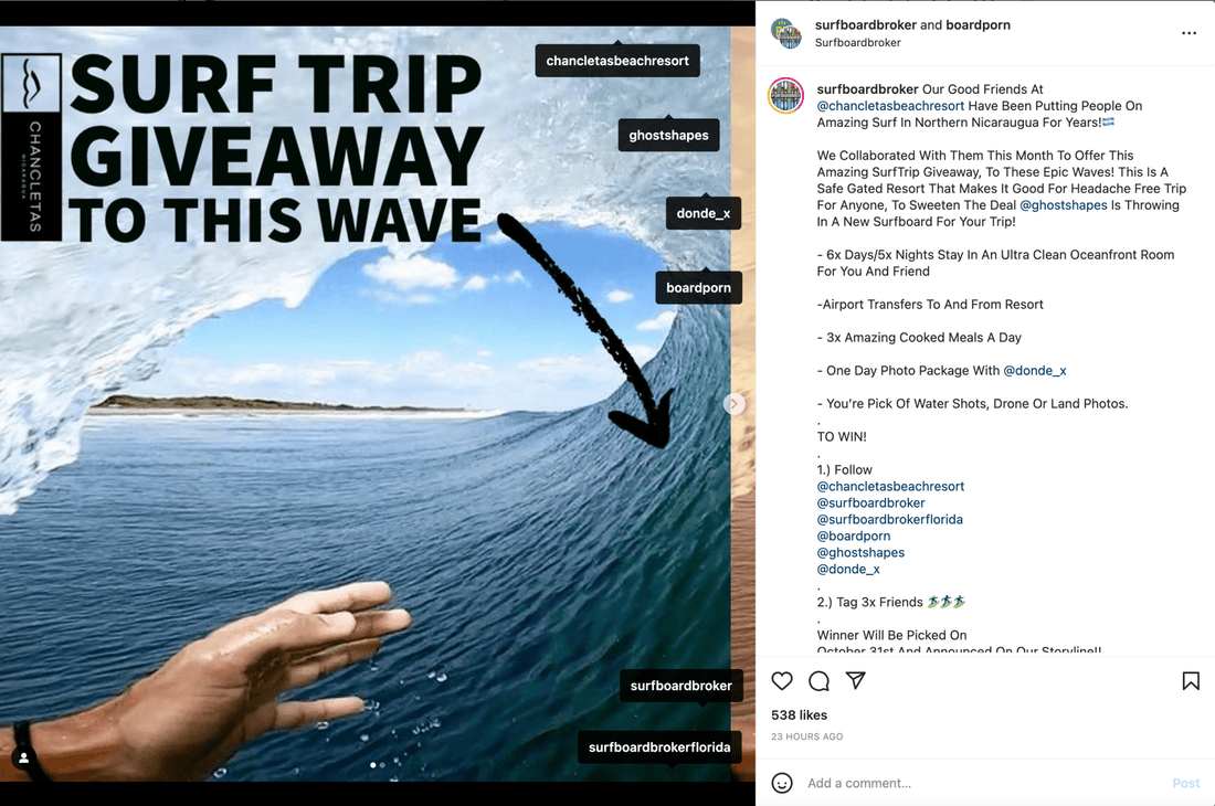 Win a surf trip to Nicaragua PLUS a new board from Ghost Shapes! 👻 🏄‍♂️ - Surfboardbroker