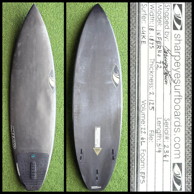 Sharp Eye Surfboard 5'9 22L (USED)