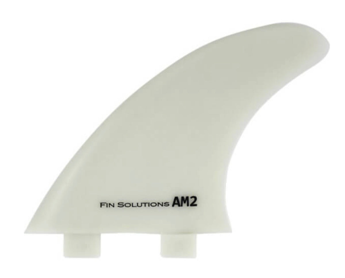 Fin Solutions Large AM-2 Natural FCS Thruster Surfboard Fins (New)
