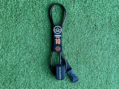 10’ Leash Standard Surfboardbroker x StayCovered Colab -Black (New) - Surfboardbroker