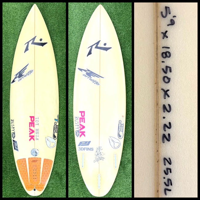 Rusty Surfboard 5'9 25L Josh Kerr (USED)
