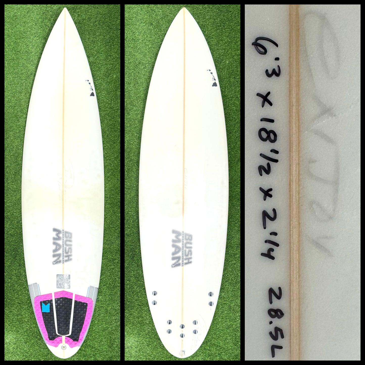 Bushman Surfboard Courtney Conlogue 6'3 28L (USED)