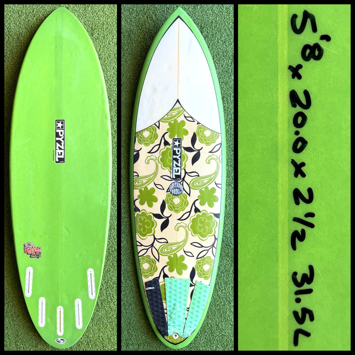 Pyzel Surfboard 5'8 31L (USED)