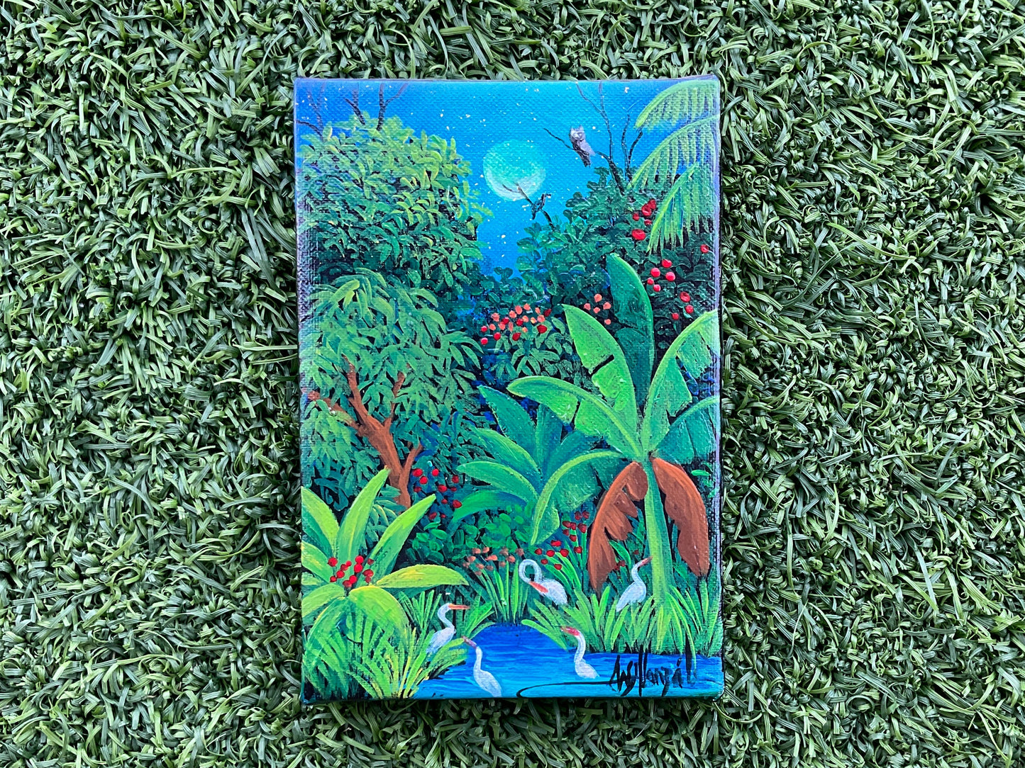 Surf Art 7”x 5” “Nicaragua Jungle”