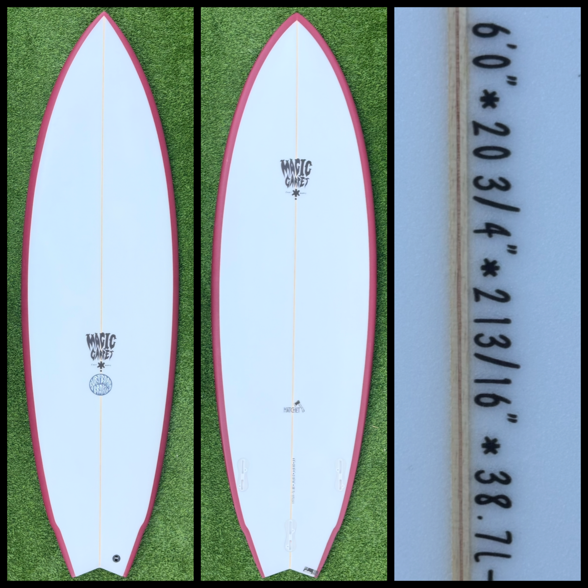 Magic Carpet Surfboard 6’0 38L (NEW)