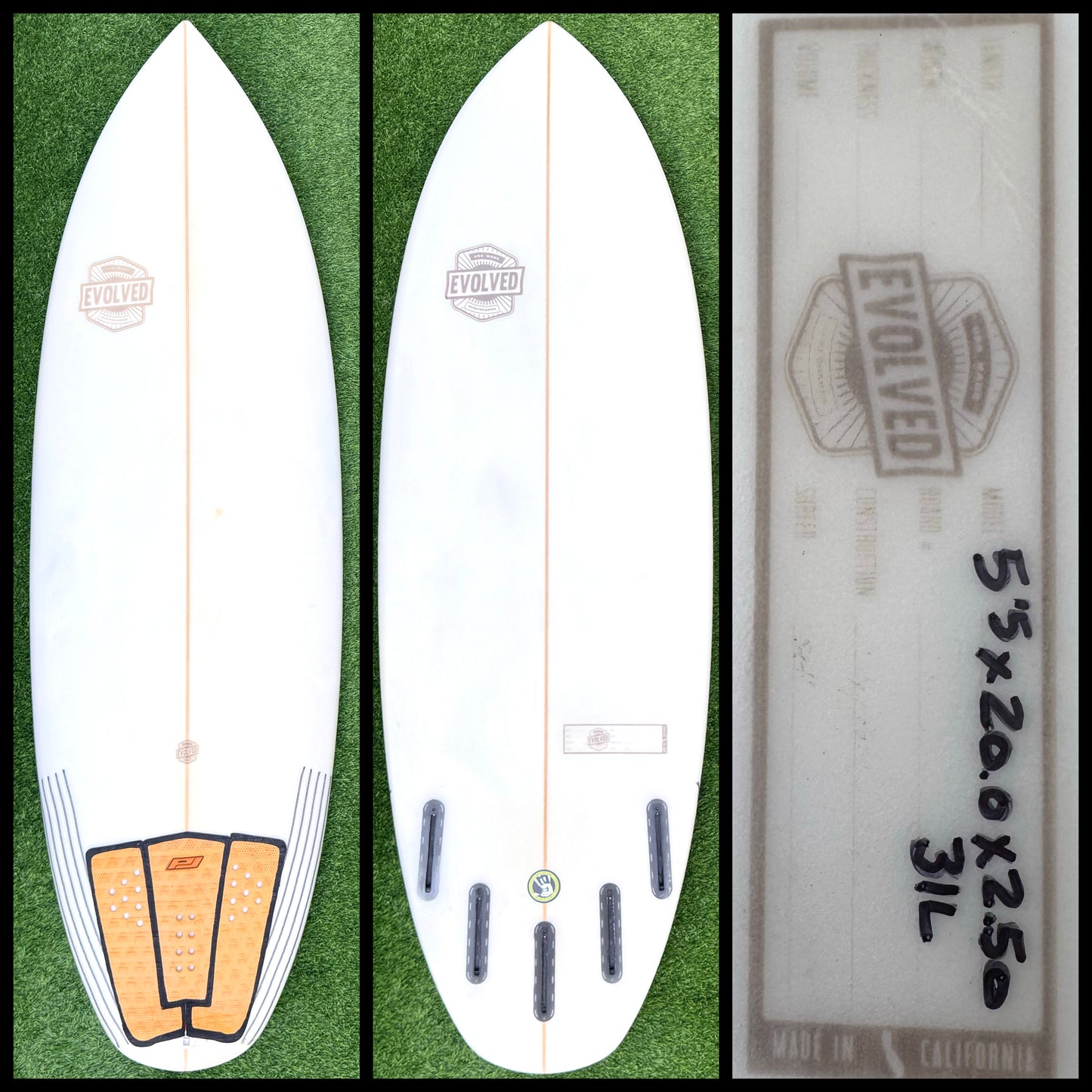 Evolved Surfboard 5'5 31L (USED)