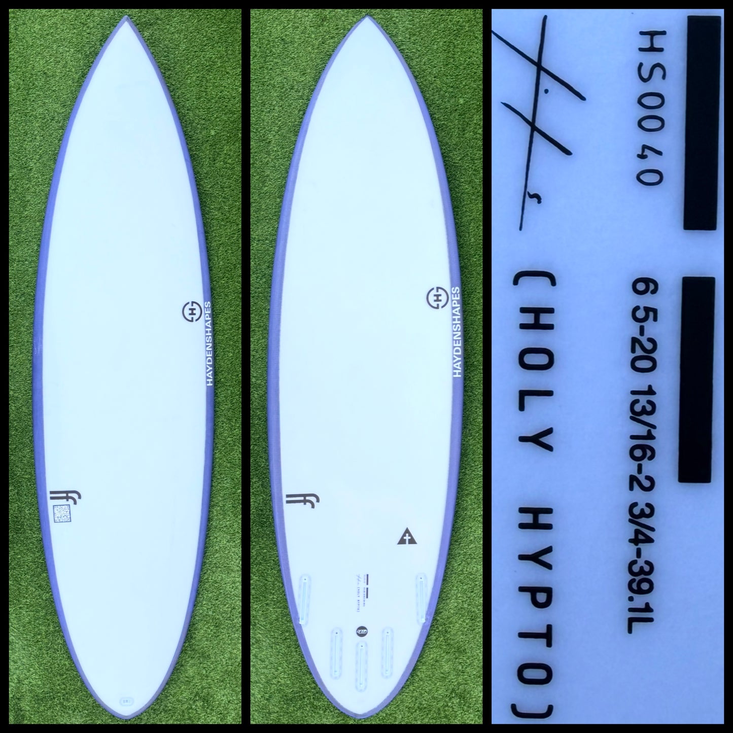 Hayden Surfboard 6'5 39L (NEW)
