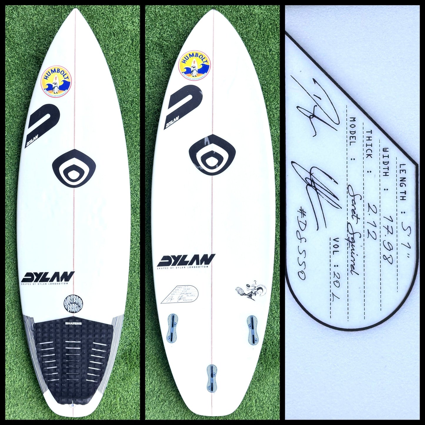 5’1 20L Dylan Surfboard - CA - Surfboardbroker