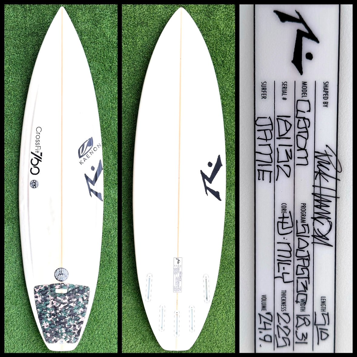 5’10 24L Rusty Surfboard - CA - Surfboardbroker