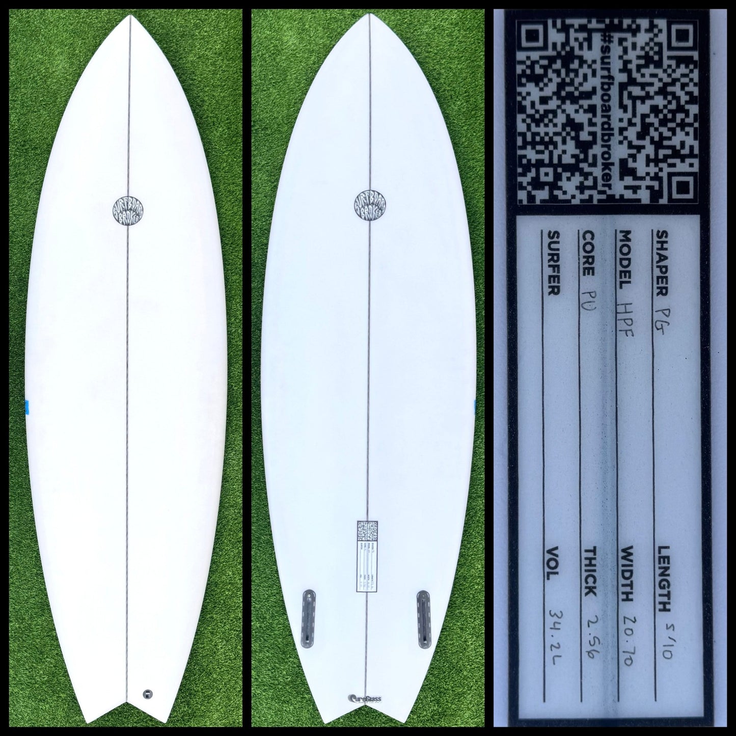 5’10 34L Surfboardbroker Surfboard - Surfboardbroker