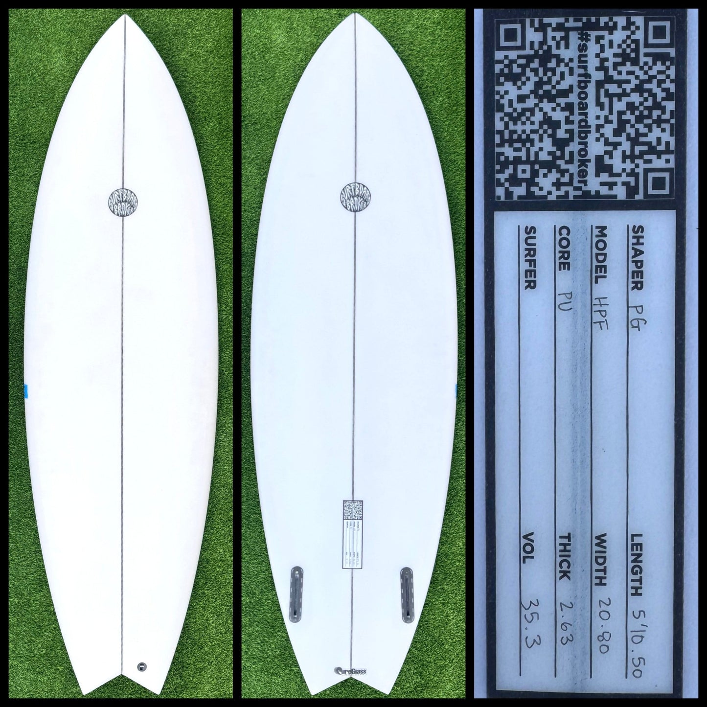 5’10 35L Surfboardbroker Surfboard - Surfboardbroker