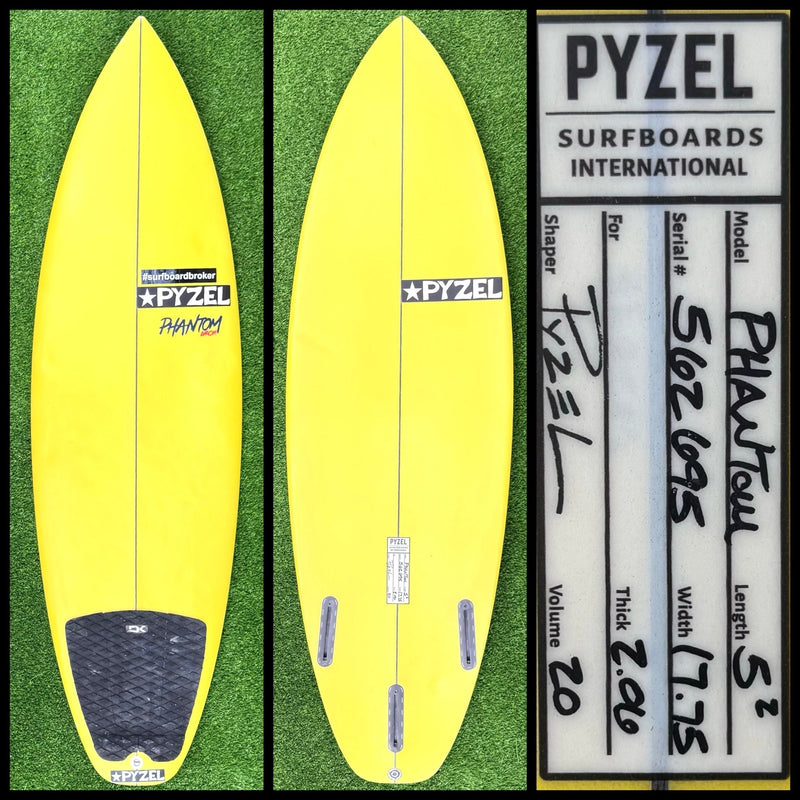 5’2 20L Pyzel Surfboard - Surfboardbroker