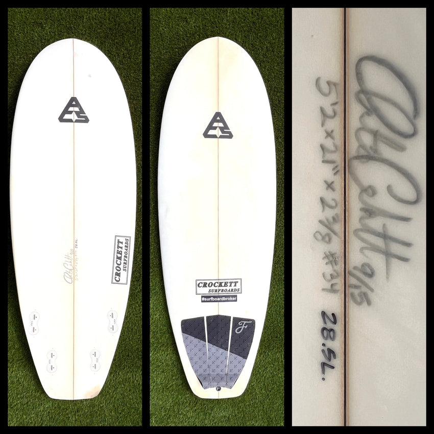 5'2 28L Crockett Surfboard - FL - Surfboardbroker