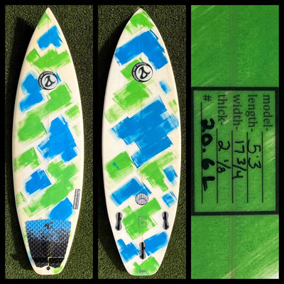 5'3 20L American Surf Solutions Surfboard - FL - Surfboardbroker