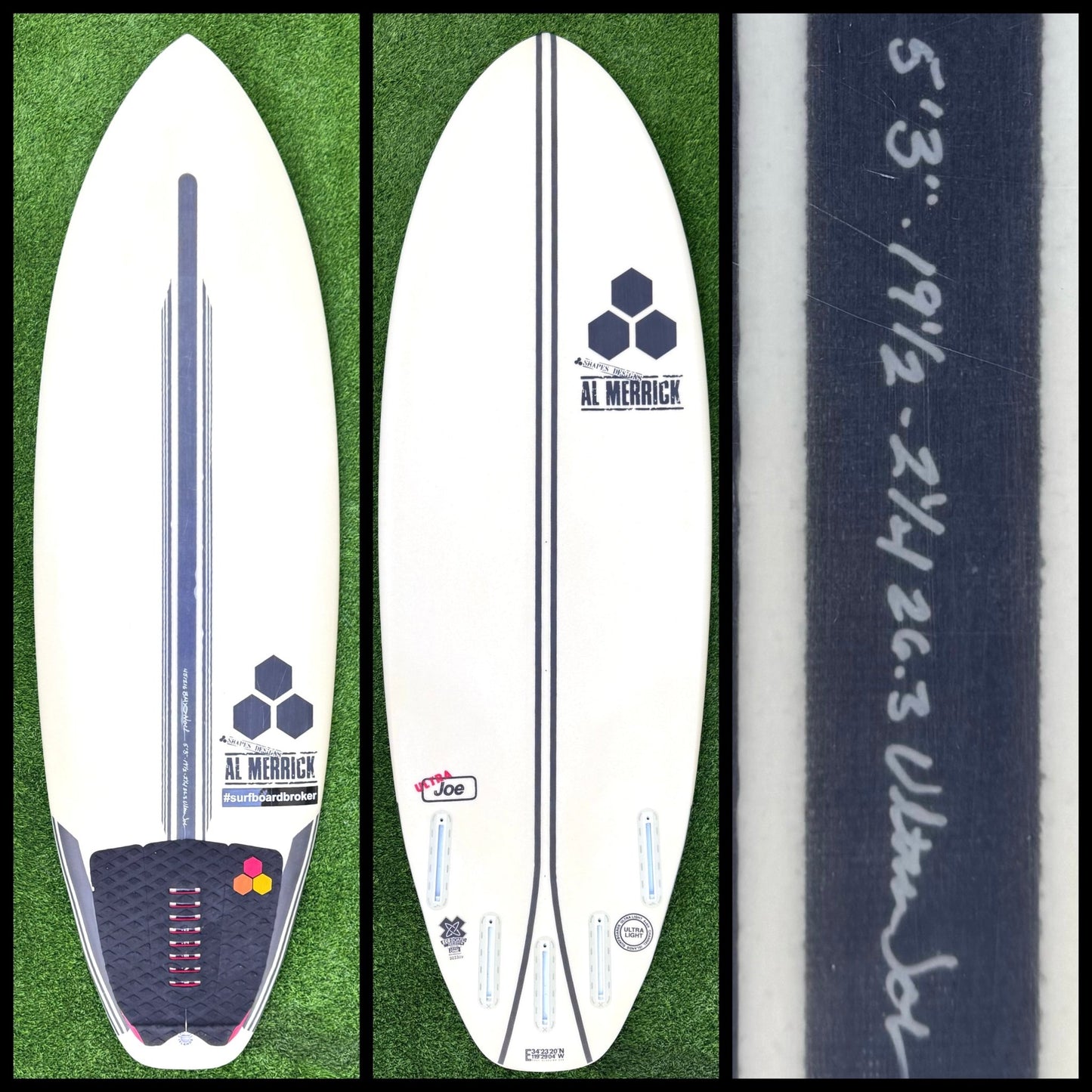 5’3 26L Channel Islands Surfboard x Britt Merrick - CA - Surfboardbroker