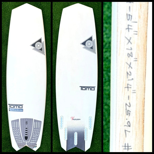 5’4 25L Tomo Surfboard - CA - Surfboardbroker