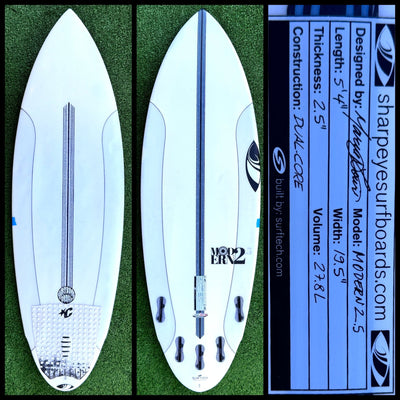 5’4 27L Sharp Eye Surfboards - CA - Surfboardbroker