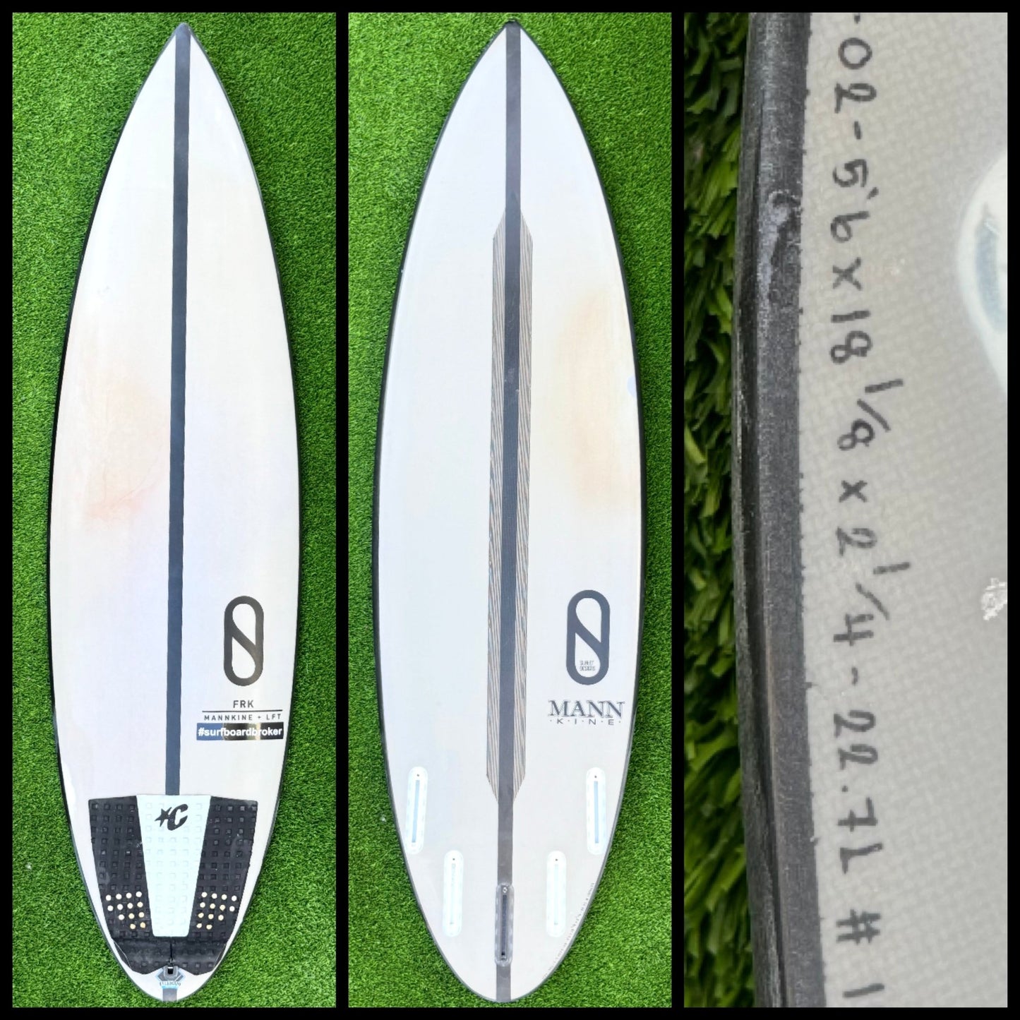 5’6 22L Slater Design x MANN Surfboard - Surfboardbroker