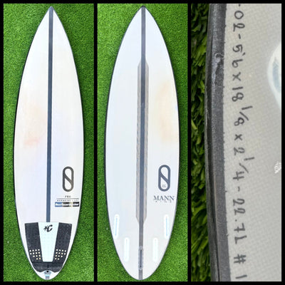 5’6 22L Slater Design x MANN Surfboard - Surfboardbroker