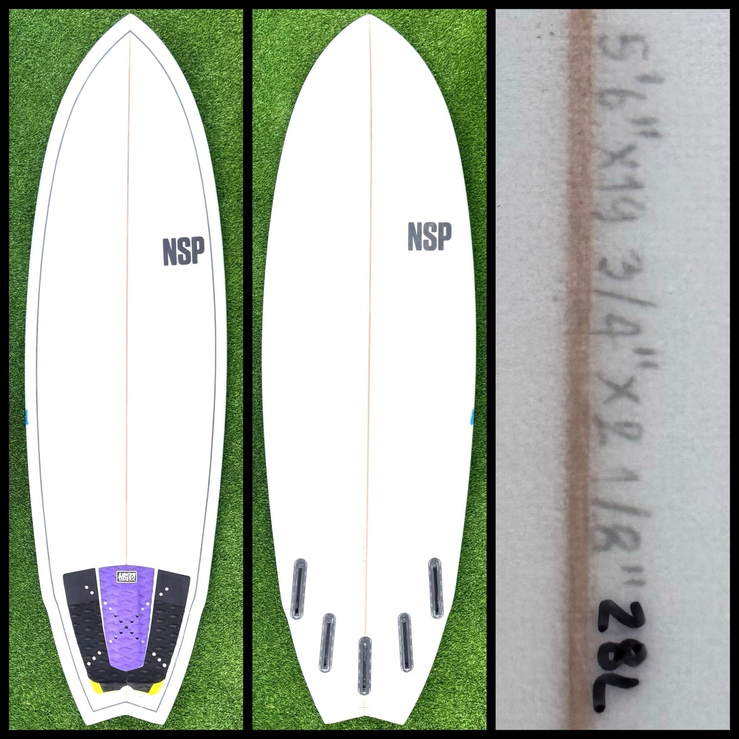 5’6 28L NSP Surfboard - Surfboardbroker