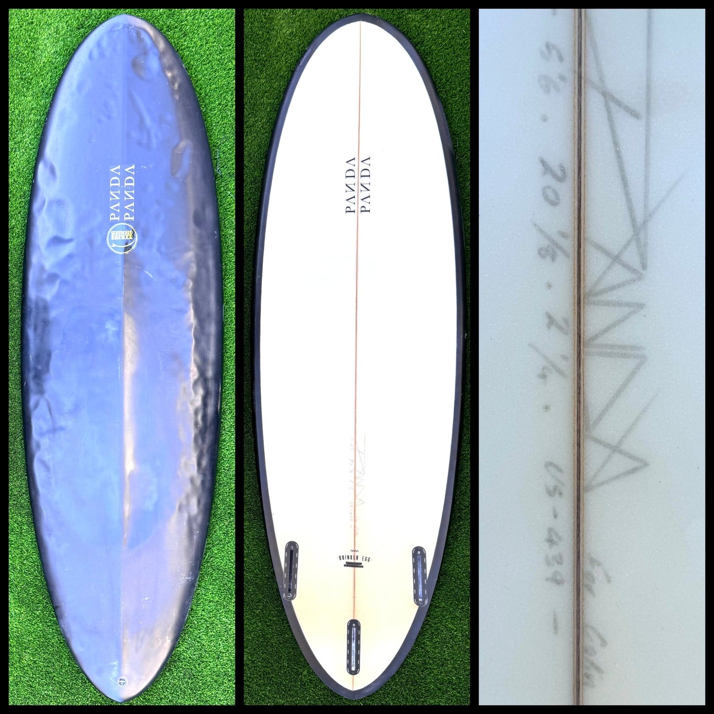 5’6 28L Panda Surfboard - CA - Surfboardbroker