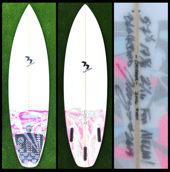 5’7 23L Blackbird Surfboard - CA - Surfboardbroker