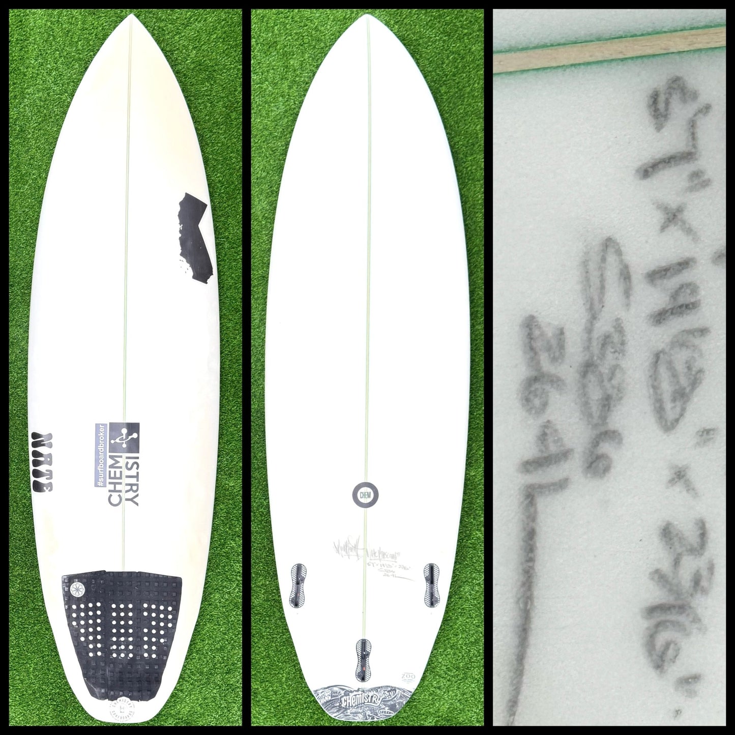 5’7 26L Chemistry Surfboard - Surfboardbroker