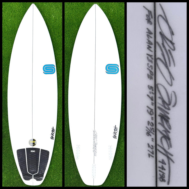 5’7 27L Sauritch Surfboard - CA - Surfboardbroker