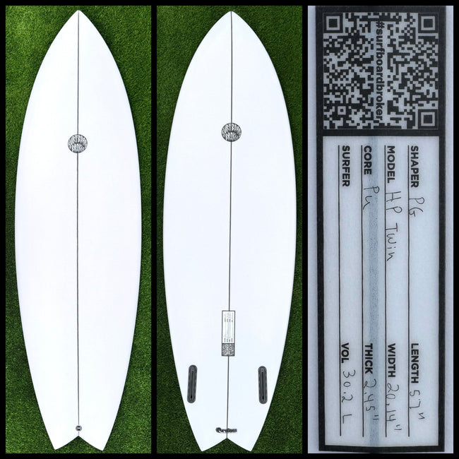 5’7 30L Surfboardbroker Surfboard - CA - Surfboardbroker