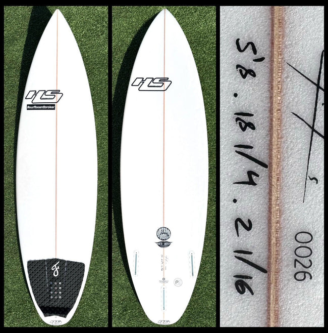 5’8 22L Hayden Surfboard -CA - Surfboardbroker