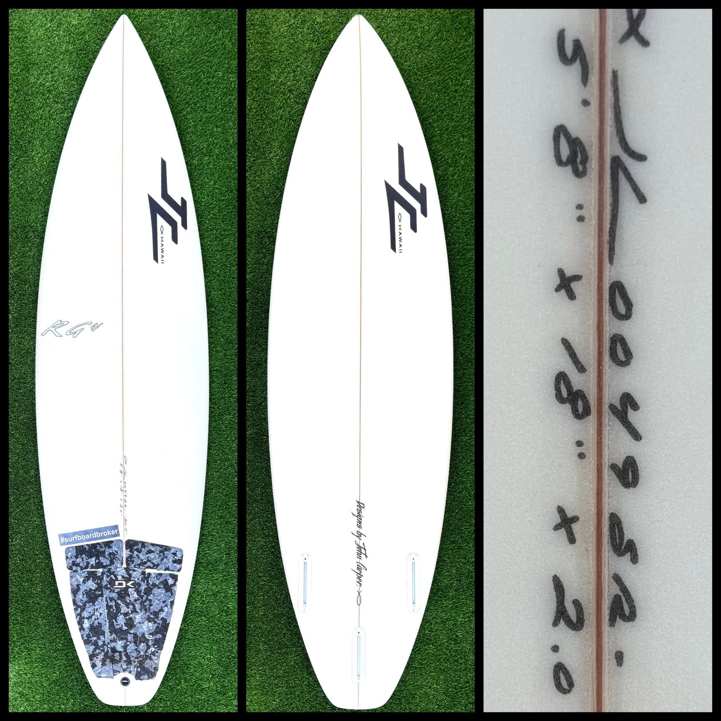 5’8 22L JC Hawaii Surfboard - CA - Surfboardbroker