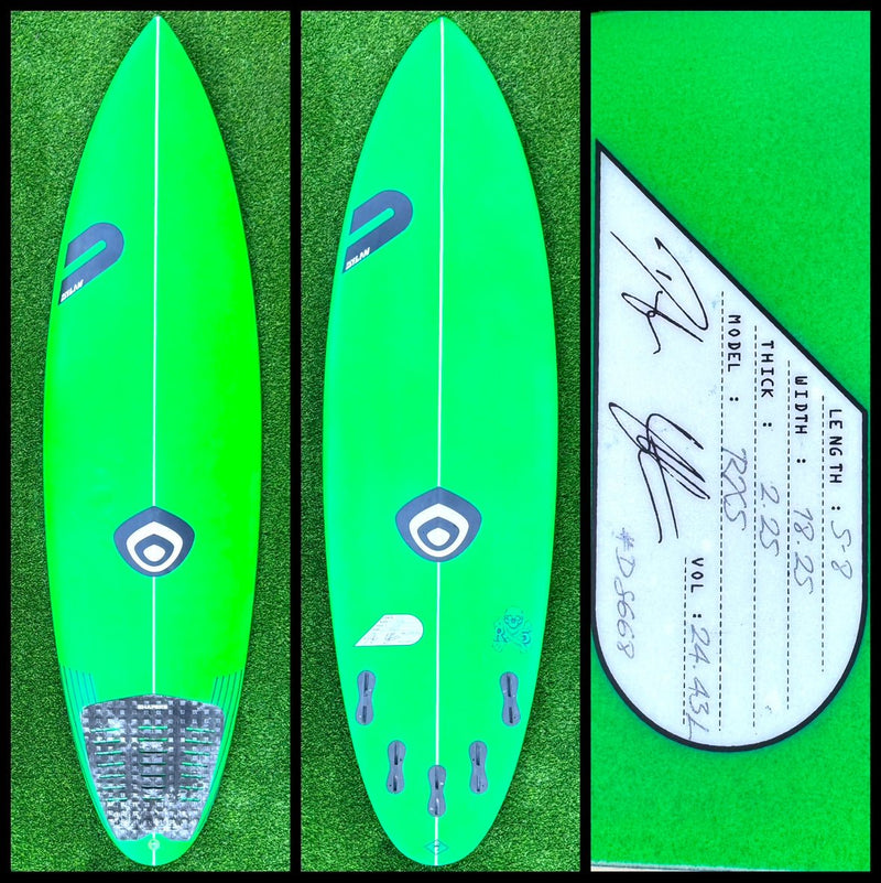 5’8 24L Dylan Surfboard - CA - Surfboardbroker