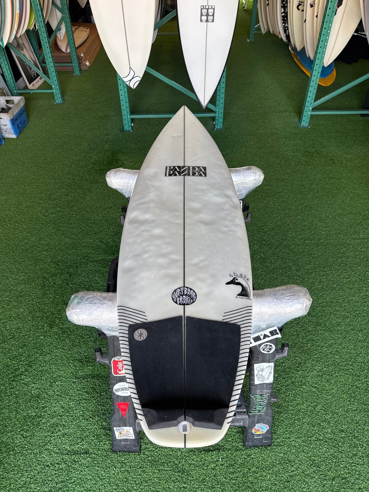 5’8 25L Panda Surfboard - Surfboardbroker