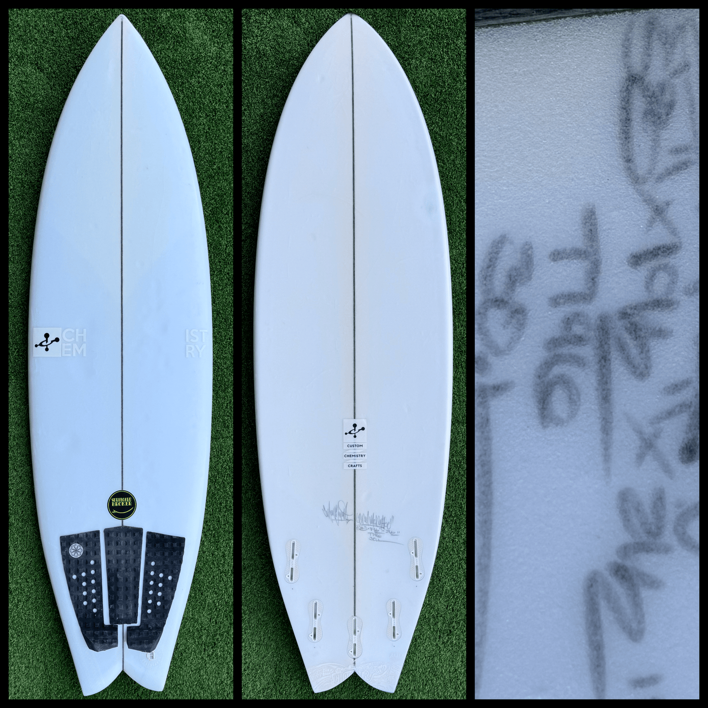 5’8 30L Chemistry Surfboard - CA - Surfboardbroker