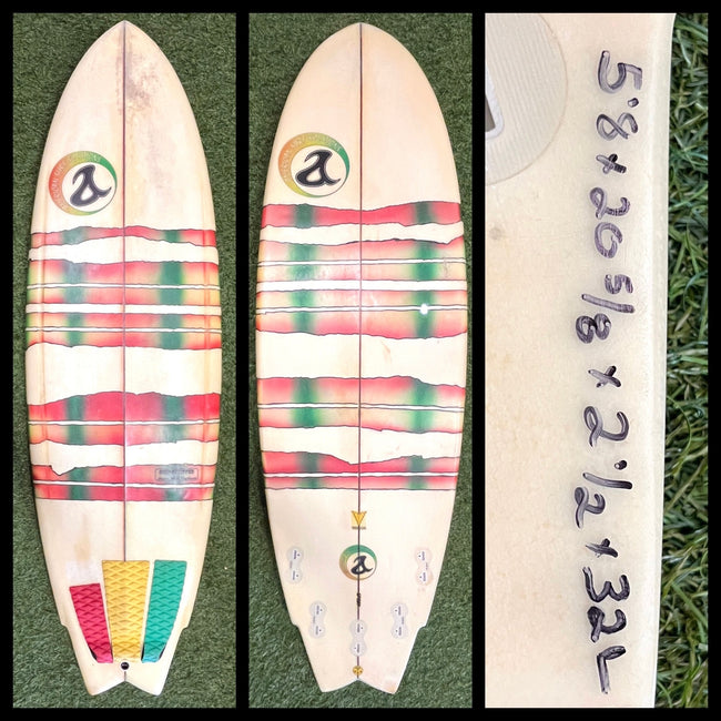 5'8 32L American Surf Solutions Surfboard - FL - Surfboardbroker